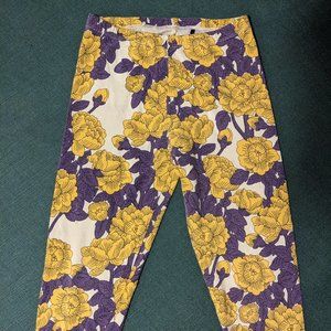 Mini Rodini Peonies Leggings sz 8-9